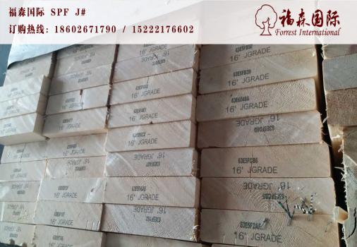 进口SPF加松J级2*8